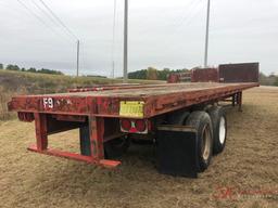 1981 FRUEHAUF PB-F2-42 FLAT BED TRAILER