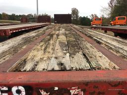 1981 FRUEHAUF PB-F2-42 FLAT BED TRAILER