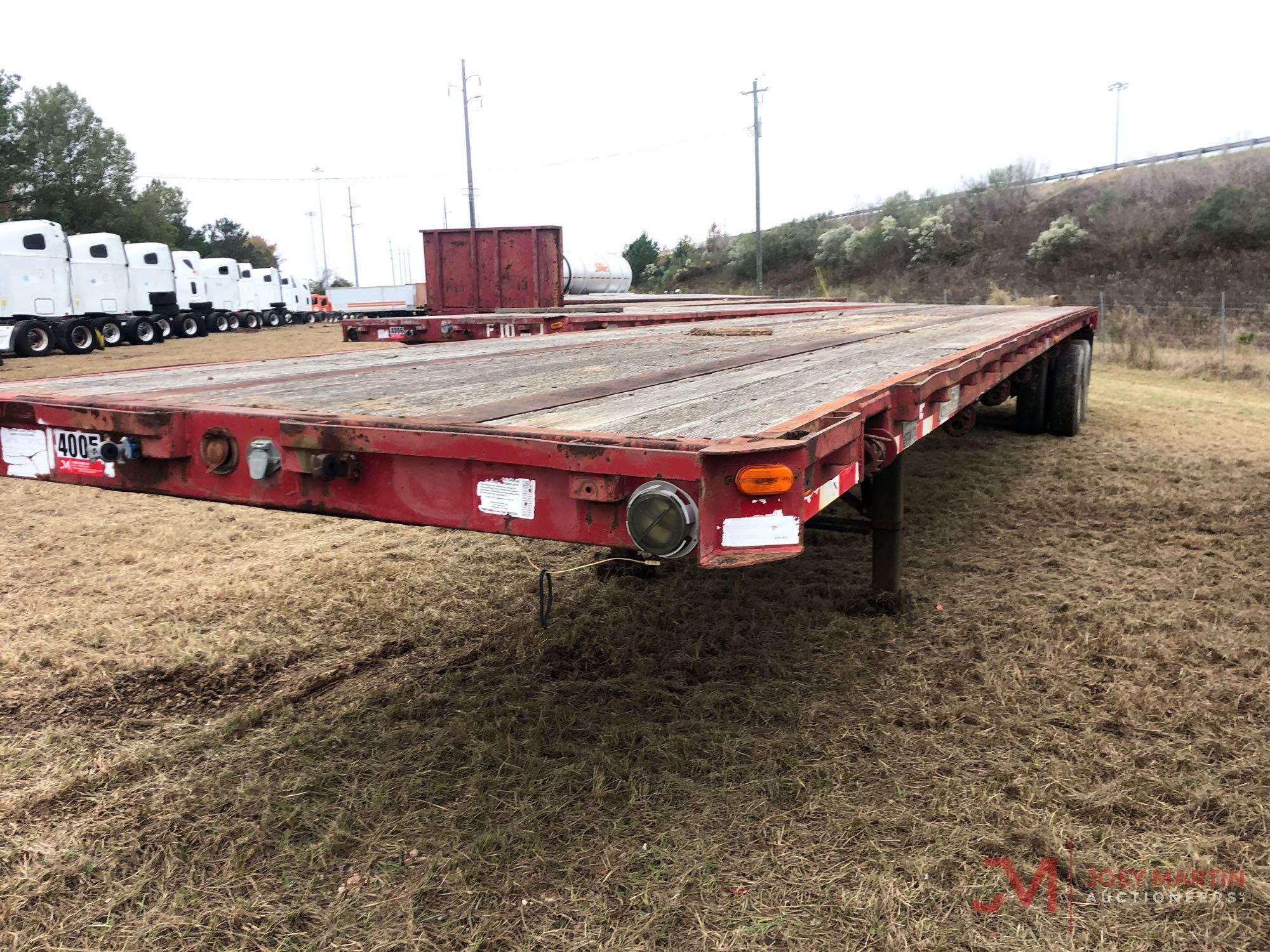 1984 GREAT DANE GPS-45 FLAT BED TRAILER