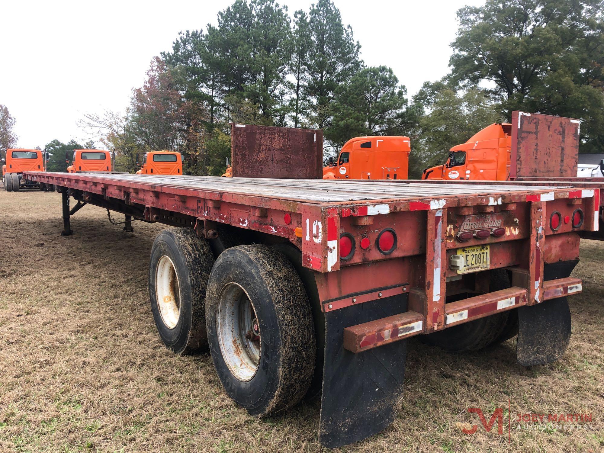 1981 GREAT DANE GPS-42 FLAT BED TRAILER