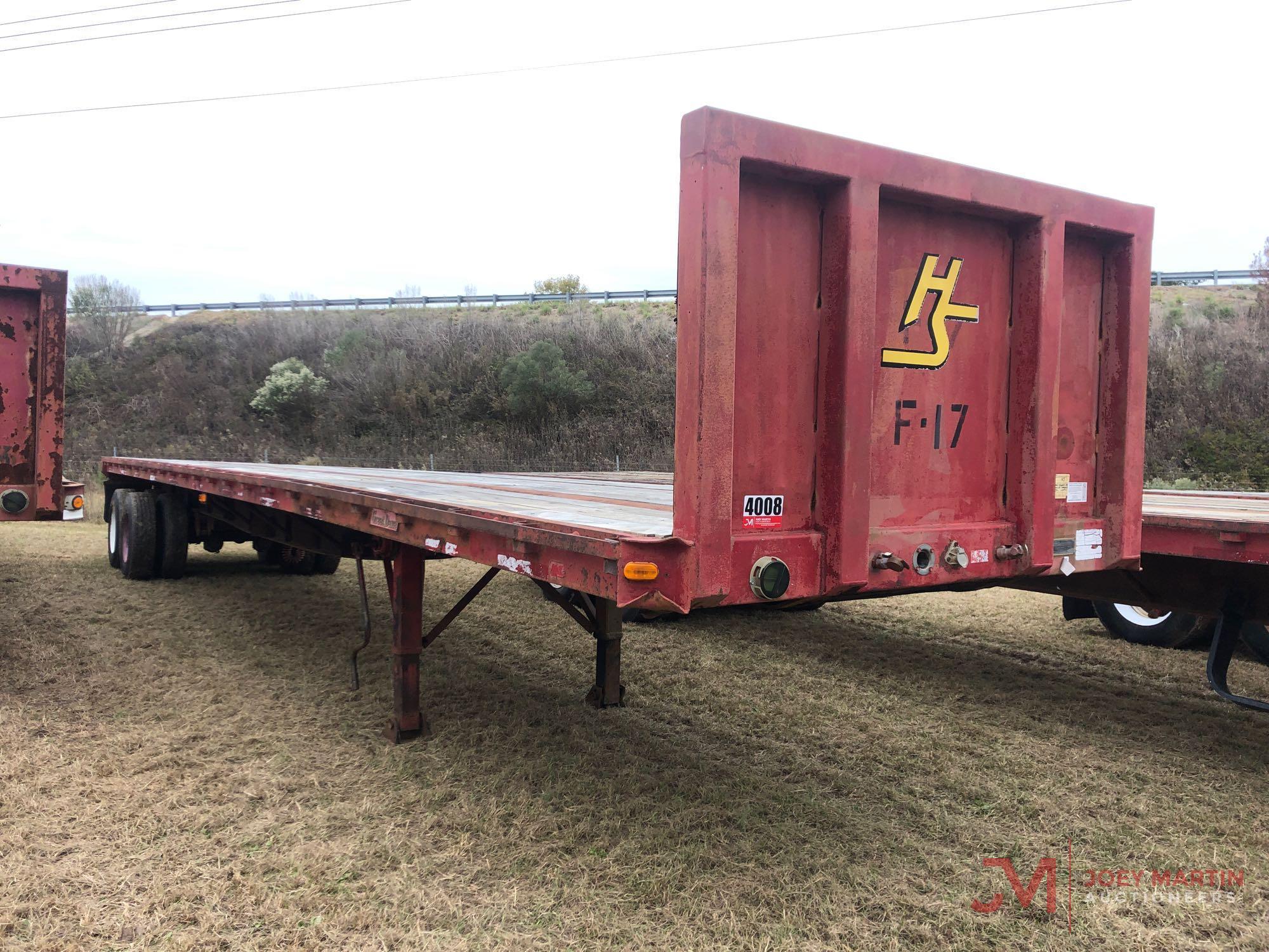 1987 GREAT DANE GPS-45 FLAT BED TRAILER