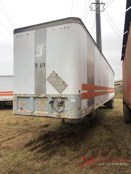 1984 53' FRUEHAUF VAN TRAILER