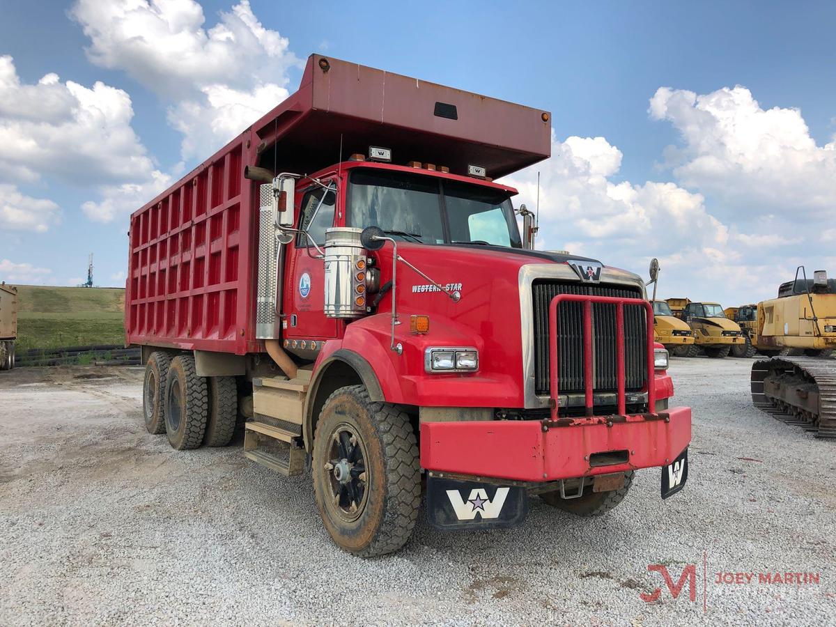 2009 WESTERN STAR T/A DUMP TRUCK