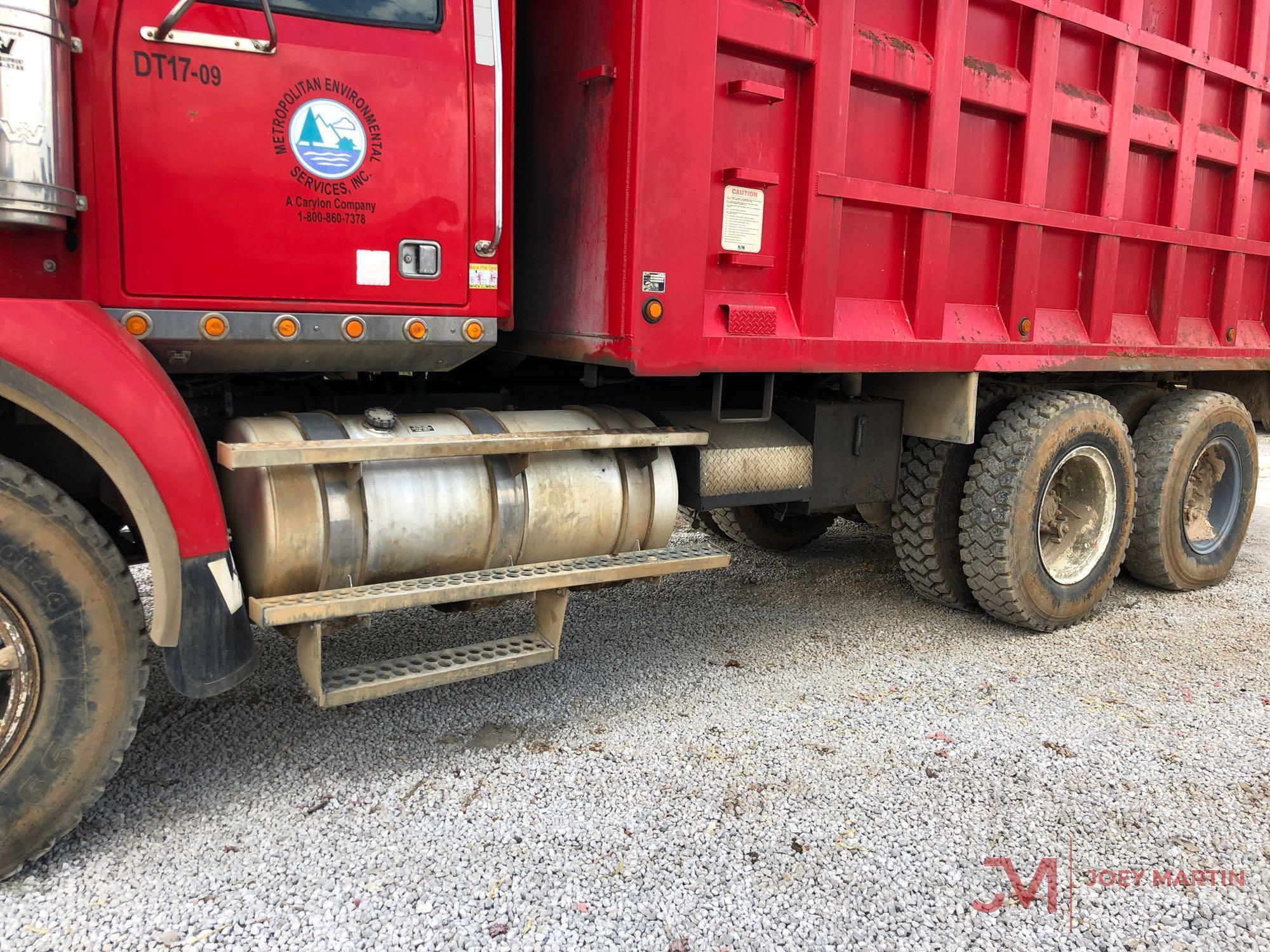 2009 WESTERN STAR T/A DUMP TRUCK