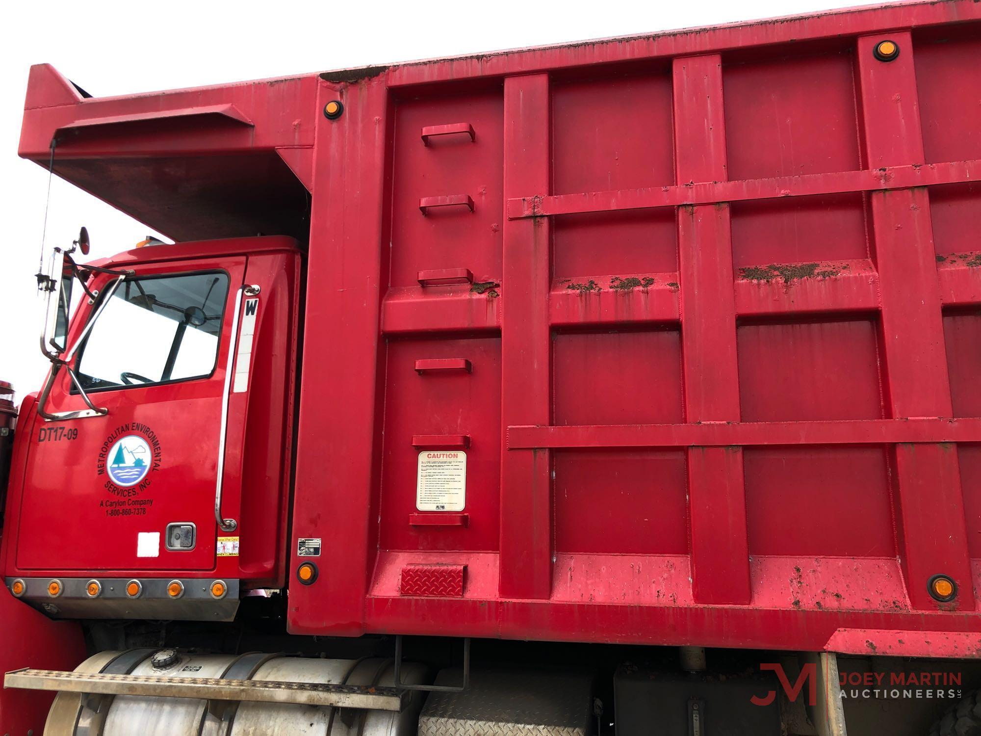 2009 WESTERN STAR T/A DUMP TRUCK