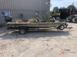 FISHER 16' ALUMINUM BOAT