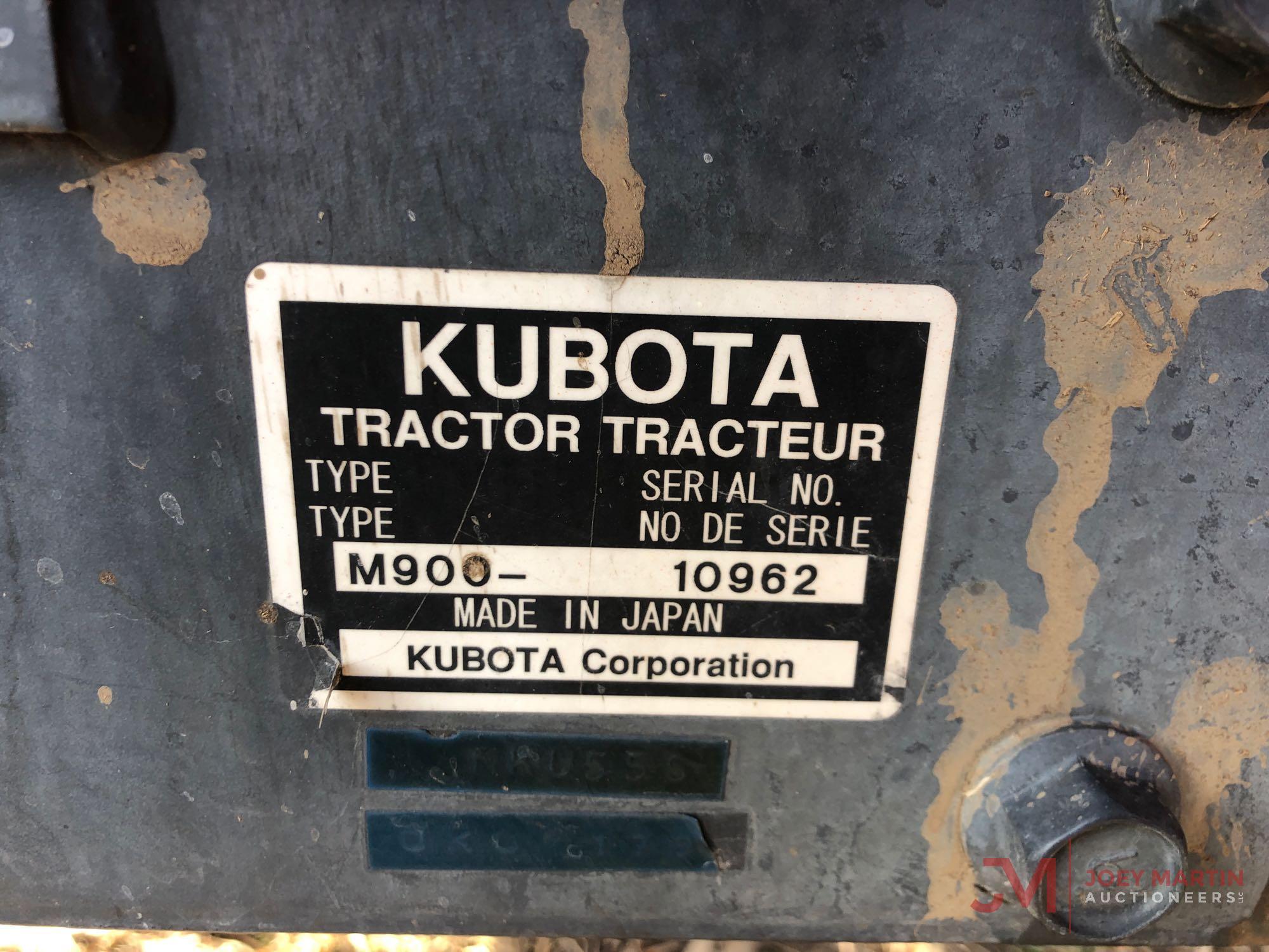 KUBOTA...M9000 TRACTOR