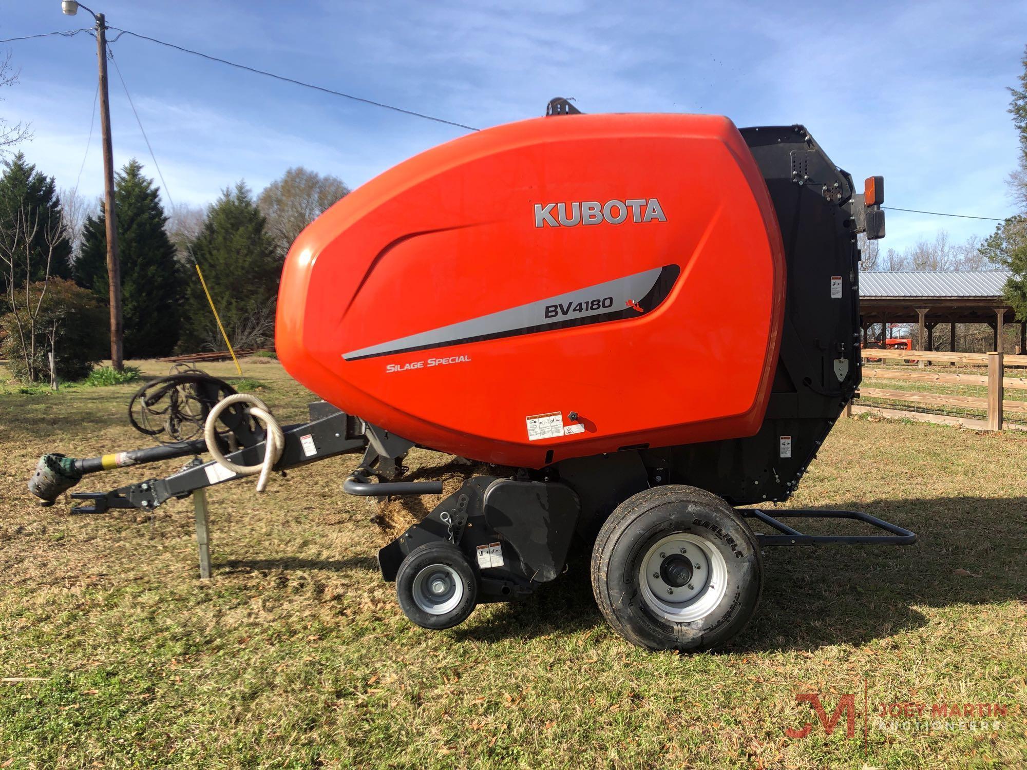 2017 KUBOTA BV4180F SILAGE SPECIAL ROUND BALER