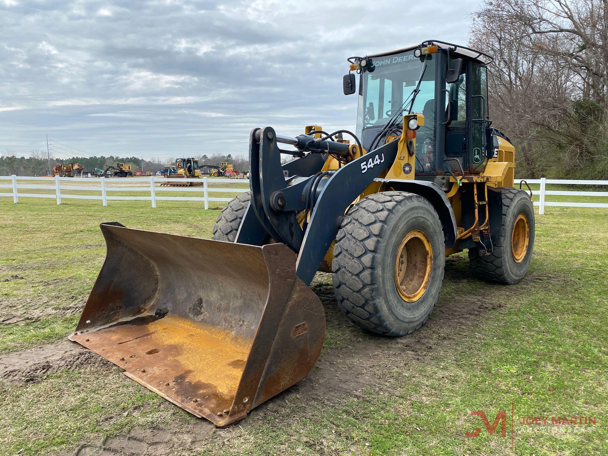 2007 DEERE 544J RUBBER TIRE LOADER