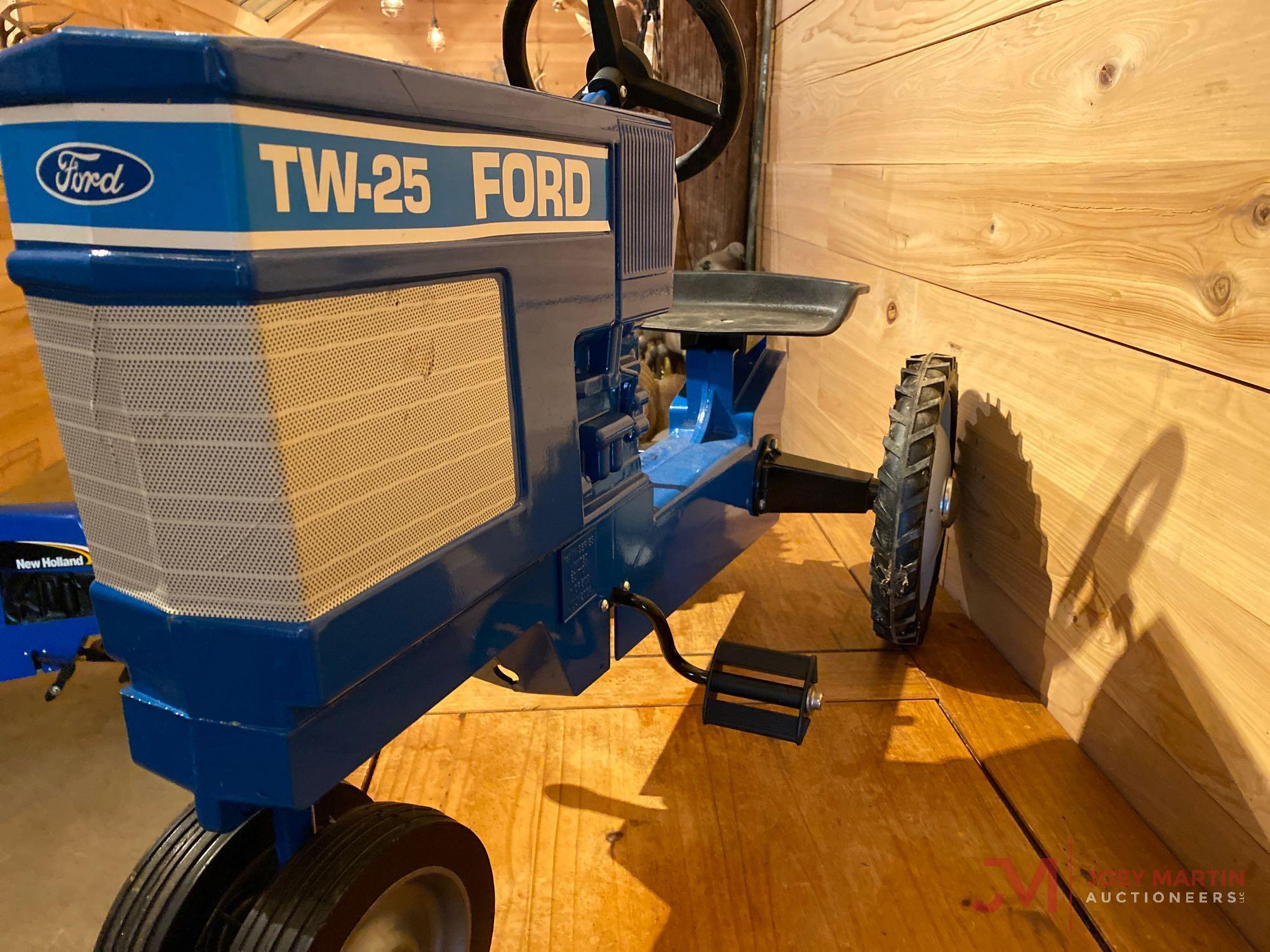 FORD TW-25 PEDAL TRACTOR, TRICYCLE SIGNATURE EDITION (SIGNED BY JOSEPH L. ERTL)