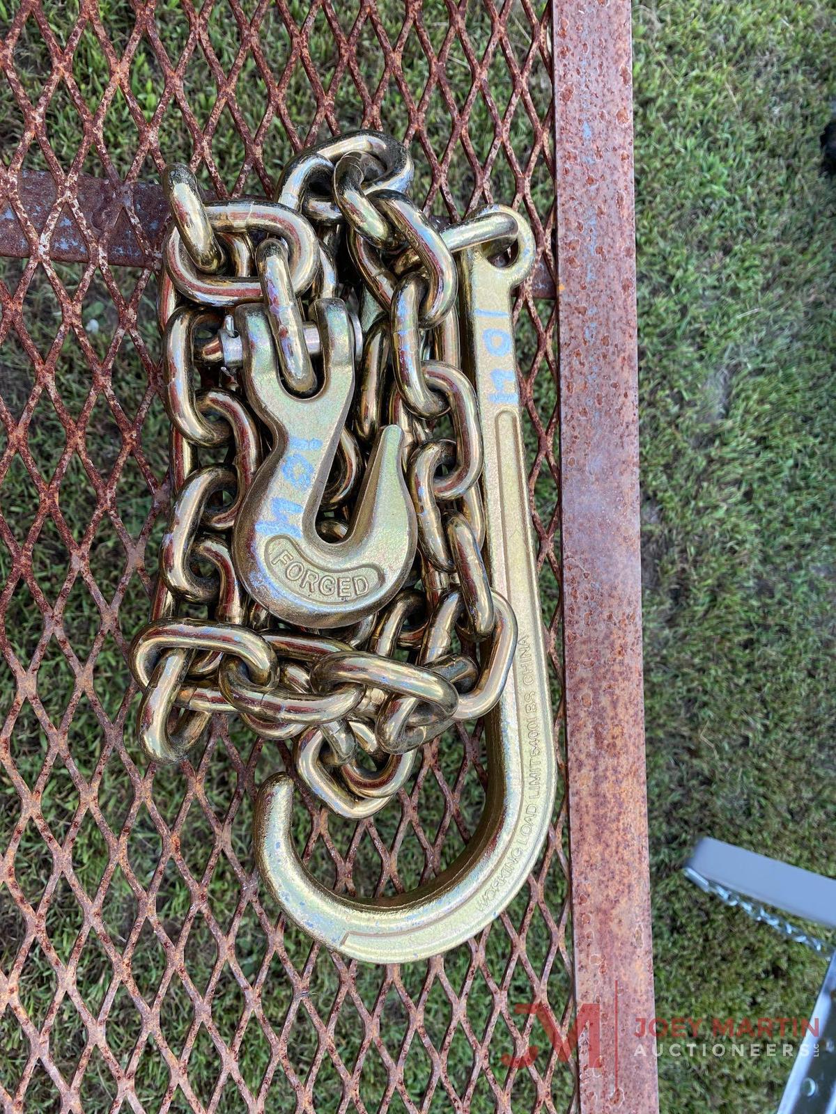 NEW 5' J HOOK 1/2" CHAIN