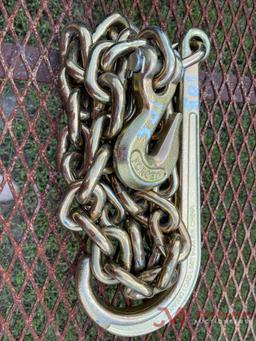 NEW 5' J HOOK 1/2" CHAIN