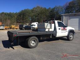 2001 CHEVROLET 3500 FLATBED TRUCK