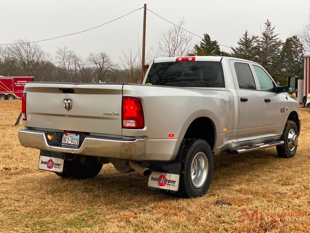 2011 RAM 3500 HD CREW CAB DUALLY