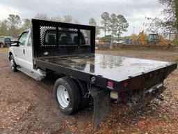 2015 FORD F350 XL SUPER DUTY FLAT BED TRUCK