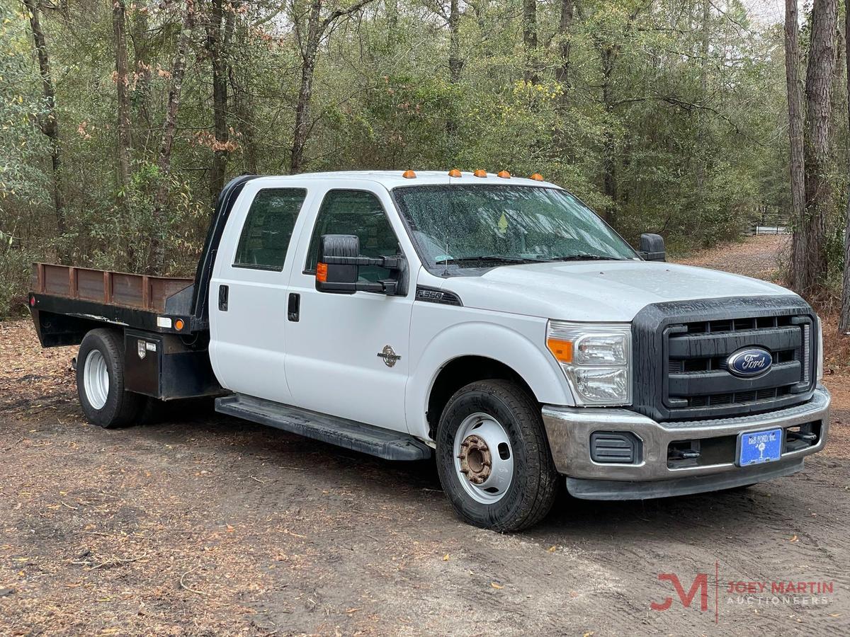 2015 FORD F350 XL SUPER DUTY FLAT BED TRUCK