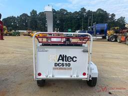 2013 ALTEC DC610 6" PORTABLE CHIPPER HONDA ENGINE