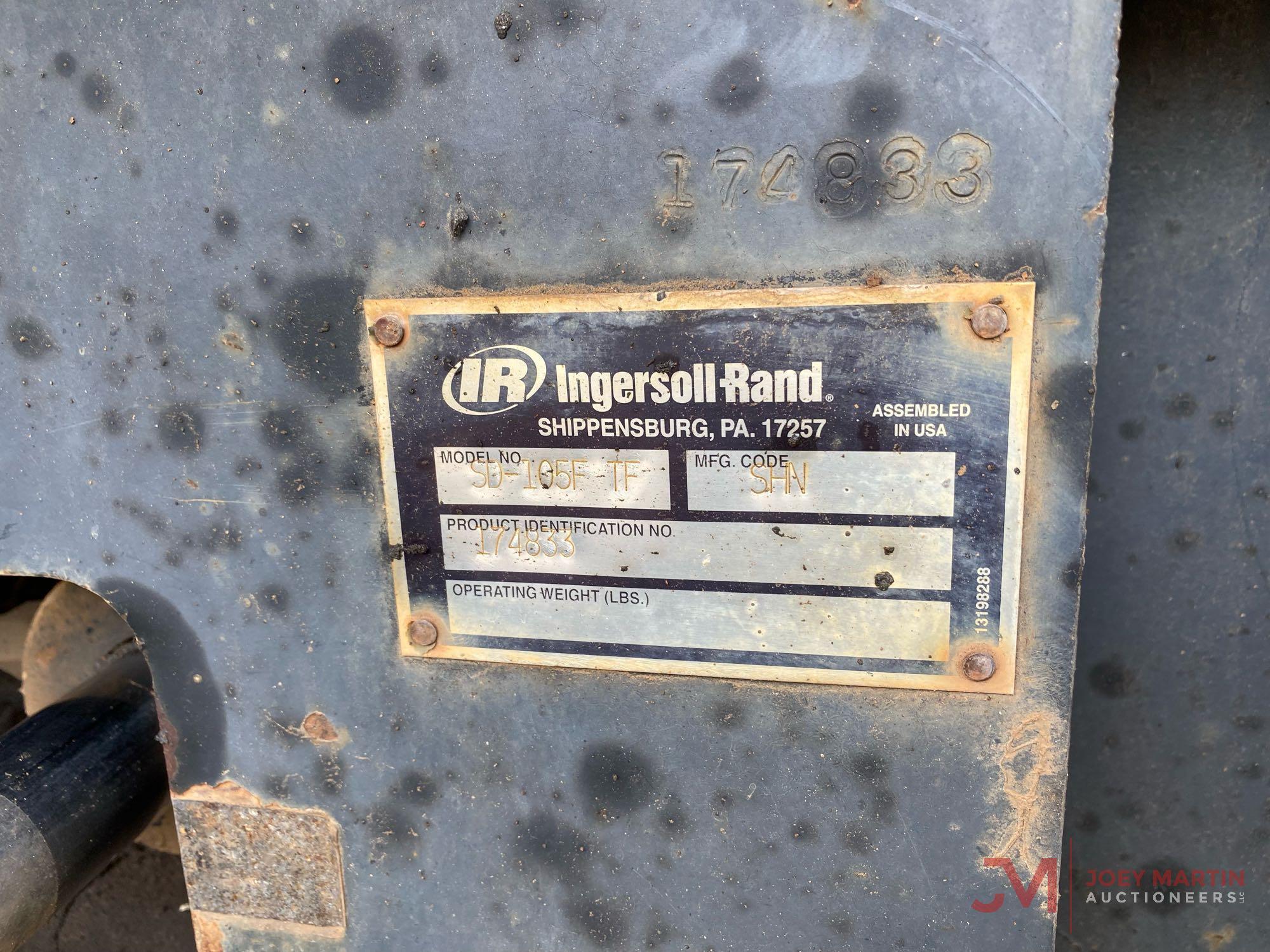 2003 INGERSOLL RAND SD105F TF SERIES 84" VIBRATORY SMOOTH ROLLER