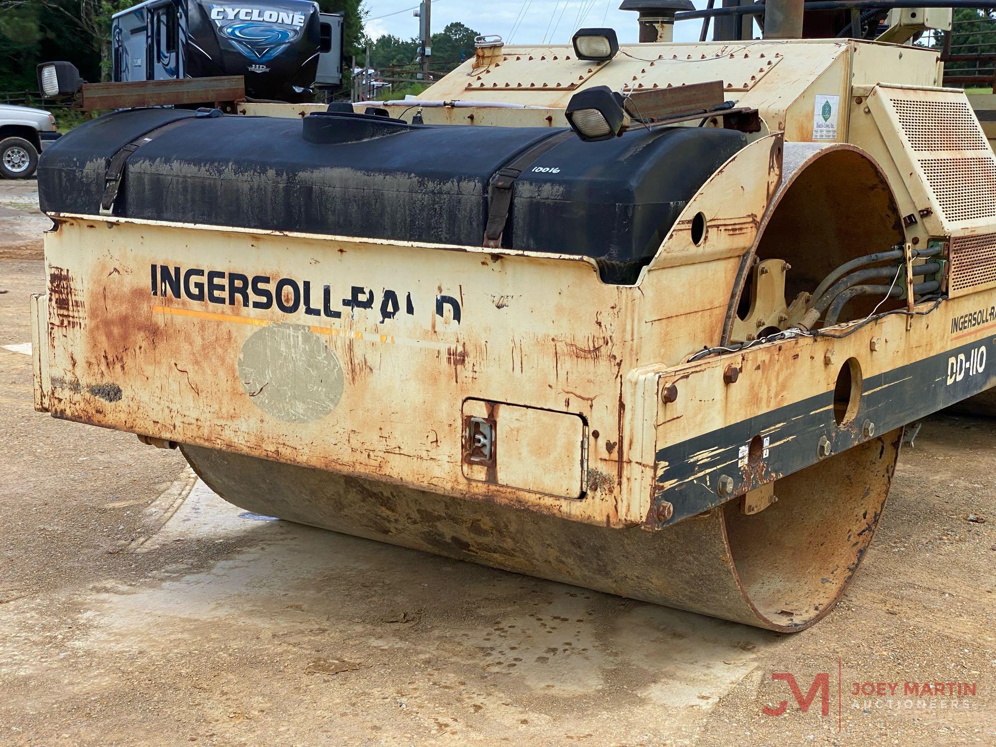 1999 INGERSOLL RAND DD110 DOUBLE DRUM ROLLER