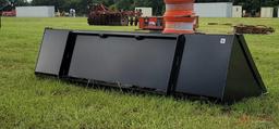 NEW 78IN SMOOTH SKID STEER BUCKET