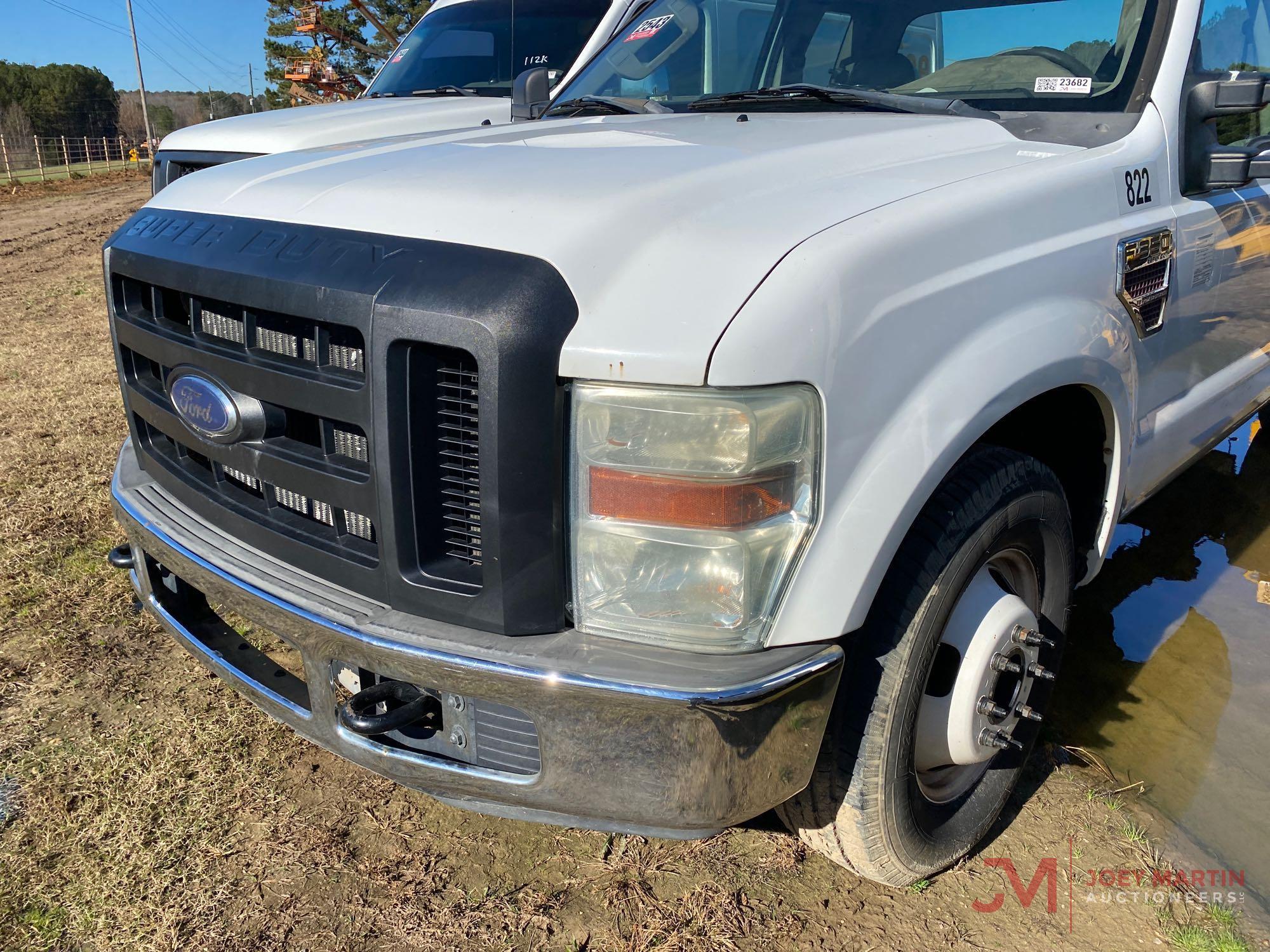2008 FORD F350 XL SD CAB & CHASSIS TRUCK #VOC822