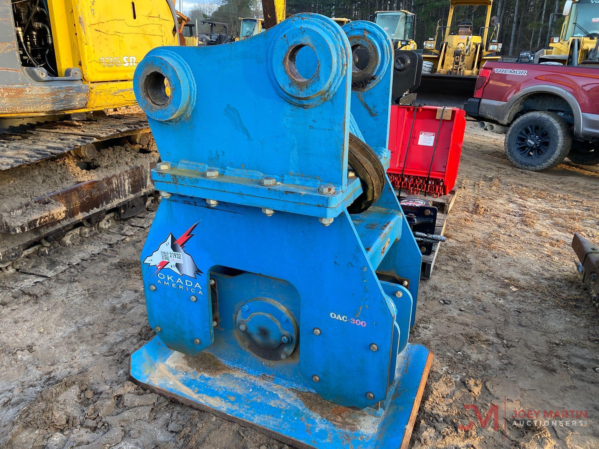 OKADA 300 PLATE TAMP FOR EXCAVATOR