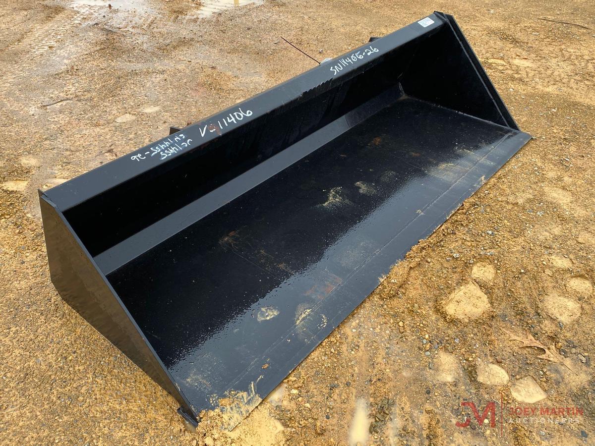 84? SMOOTH EDGE SKID STEER BUCKET