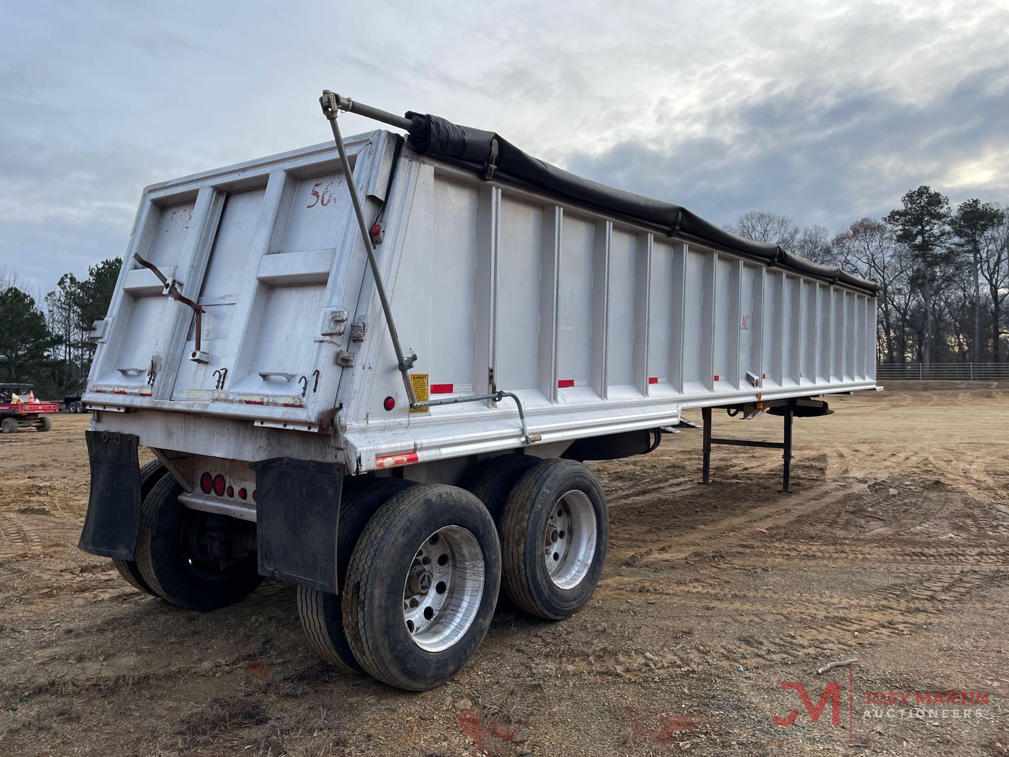 1997 MAC FRAMELESS ALUMINUM DUMP TRAILER