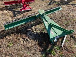 UNUSED 96" HD 3PT ROOT RAKE