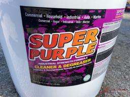 5 GALLON BUCKET OF SUPER PURPLE CLEANER/DEGREASER