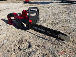 HOMELITE ELECTRIC CHAINSAW 14" BAR