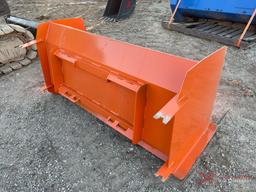 NEW 68" SKID STEER SNOW PLOW ATTACHMENT