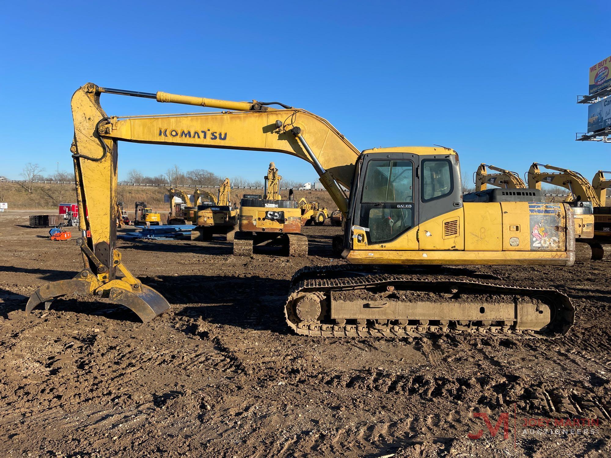 2002 KOMASTU PC200LC-7 HYDRAULIC EXCAVATOR