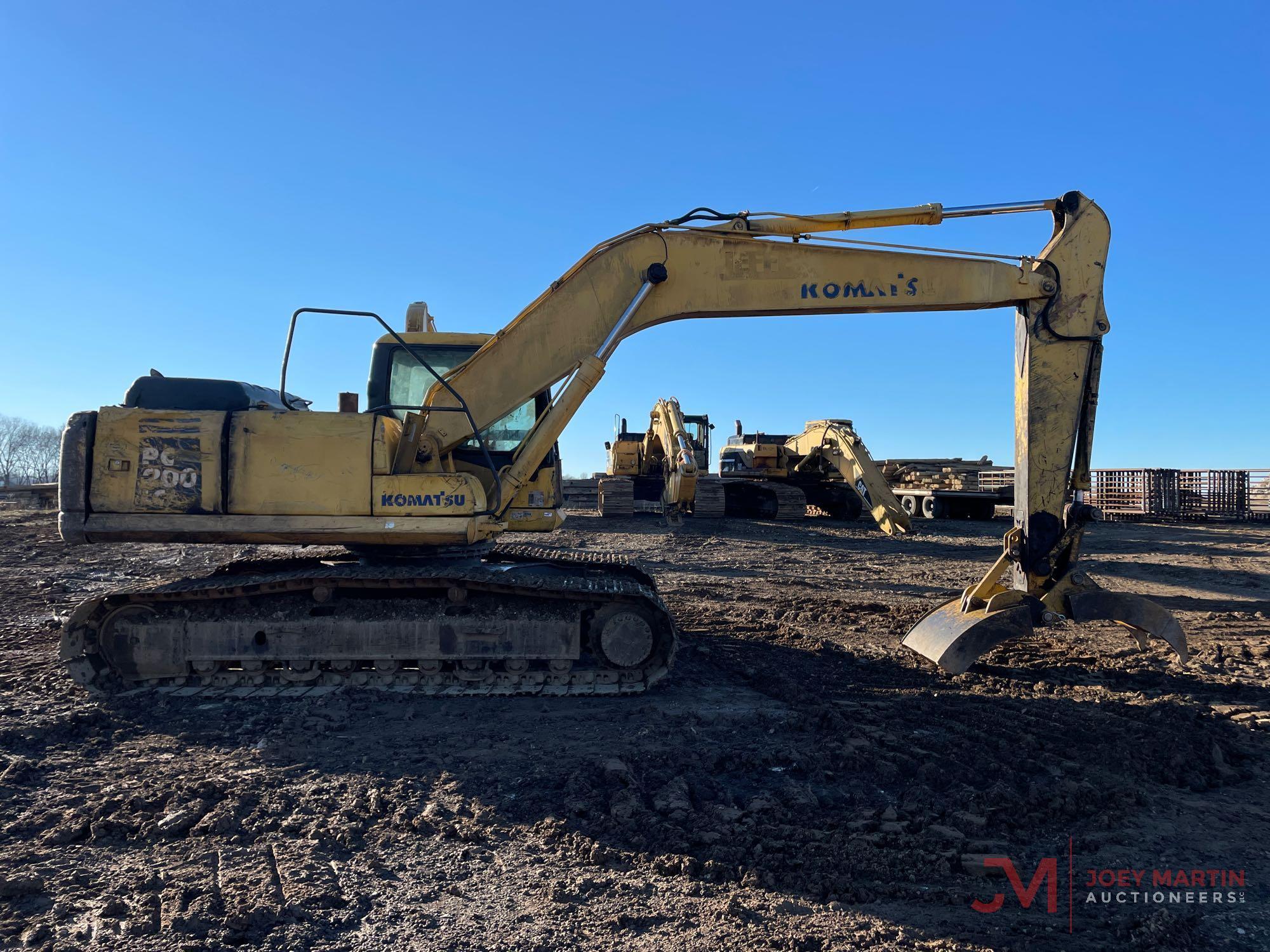 2002 KOMASTU PC200LC-7 HYDRAULIC EXCAVATOR