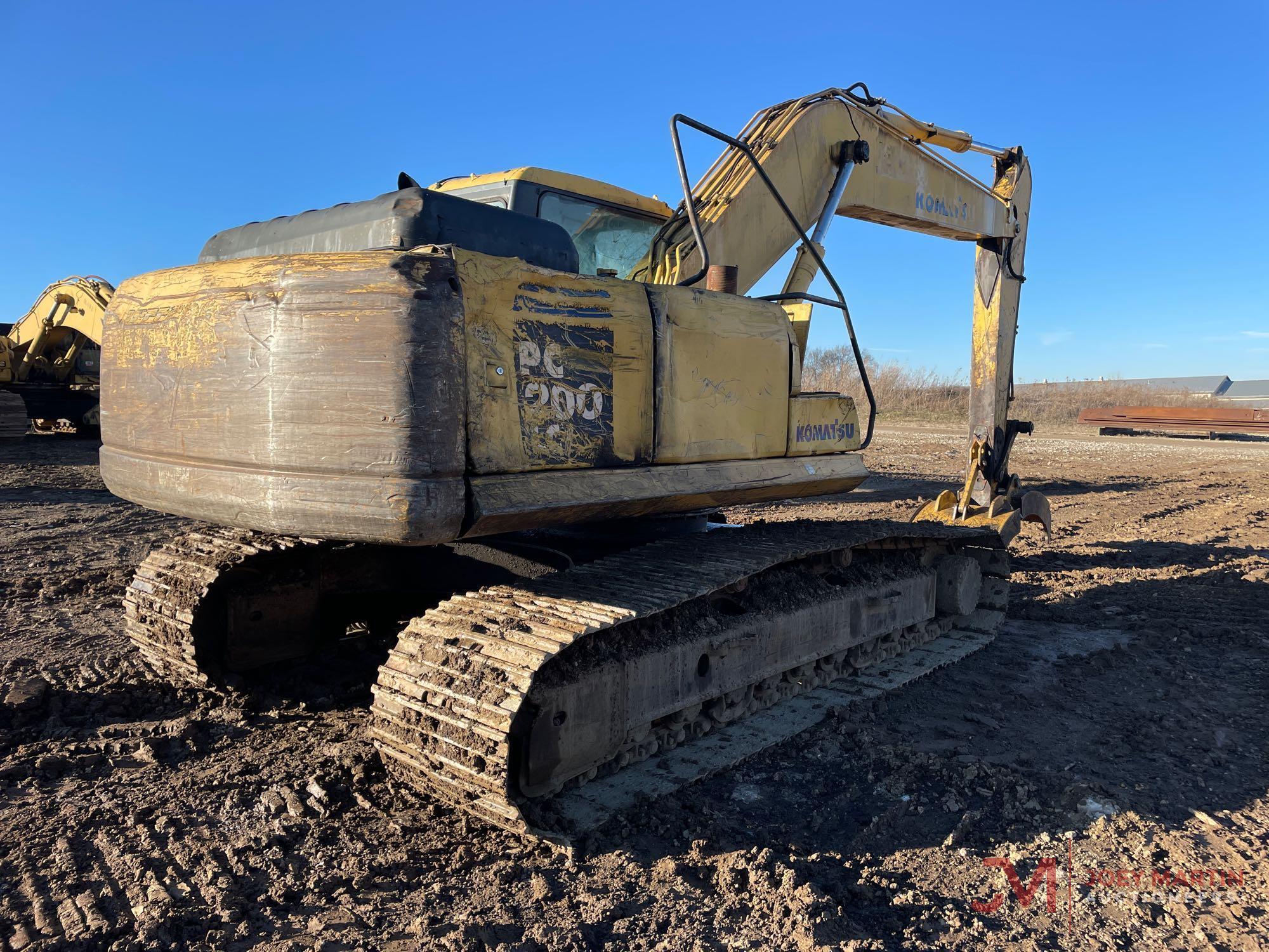 2002 KOMASTU PC200LC-7 HYDRAULIC EXCAVATOR