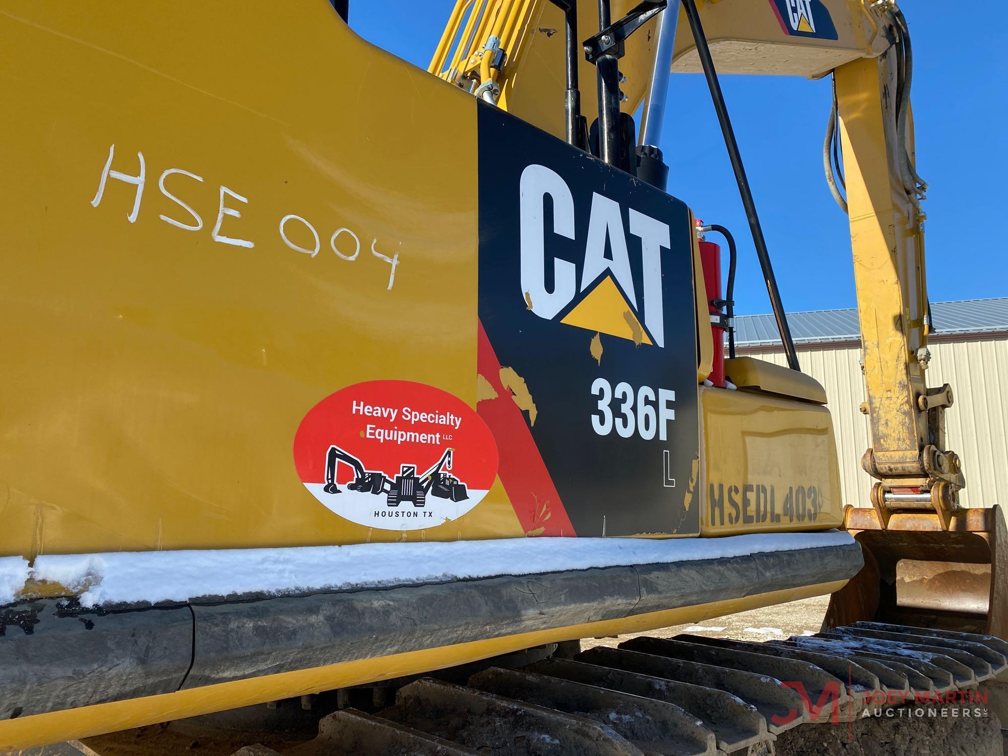 2018 CAT 336FL HYDRAULIC EXCAVATOR