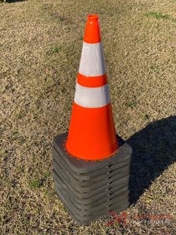 (10) NEW SAFETY CONES