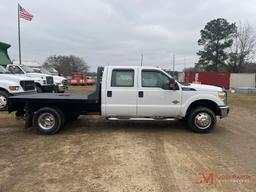 ...2015 FORD F-350 4X4 FLATBED TRUCK