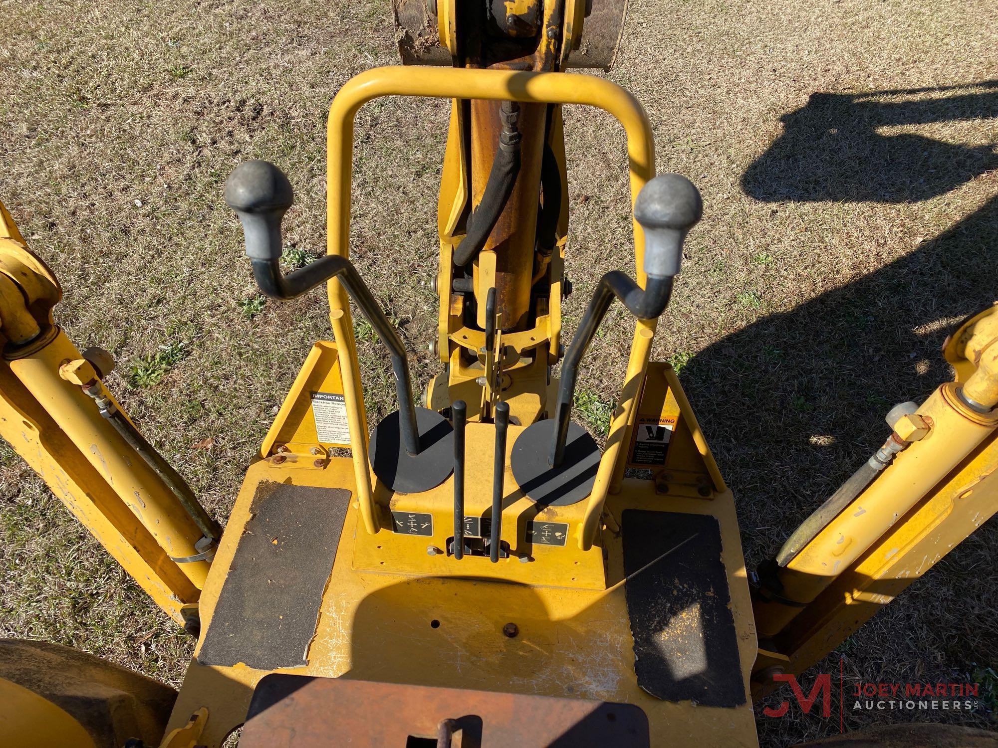 2007 DEERE 110 LOADER BACKHOE