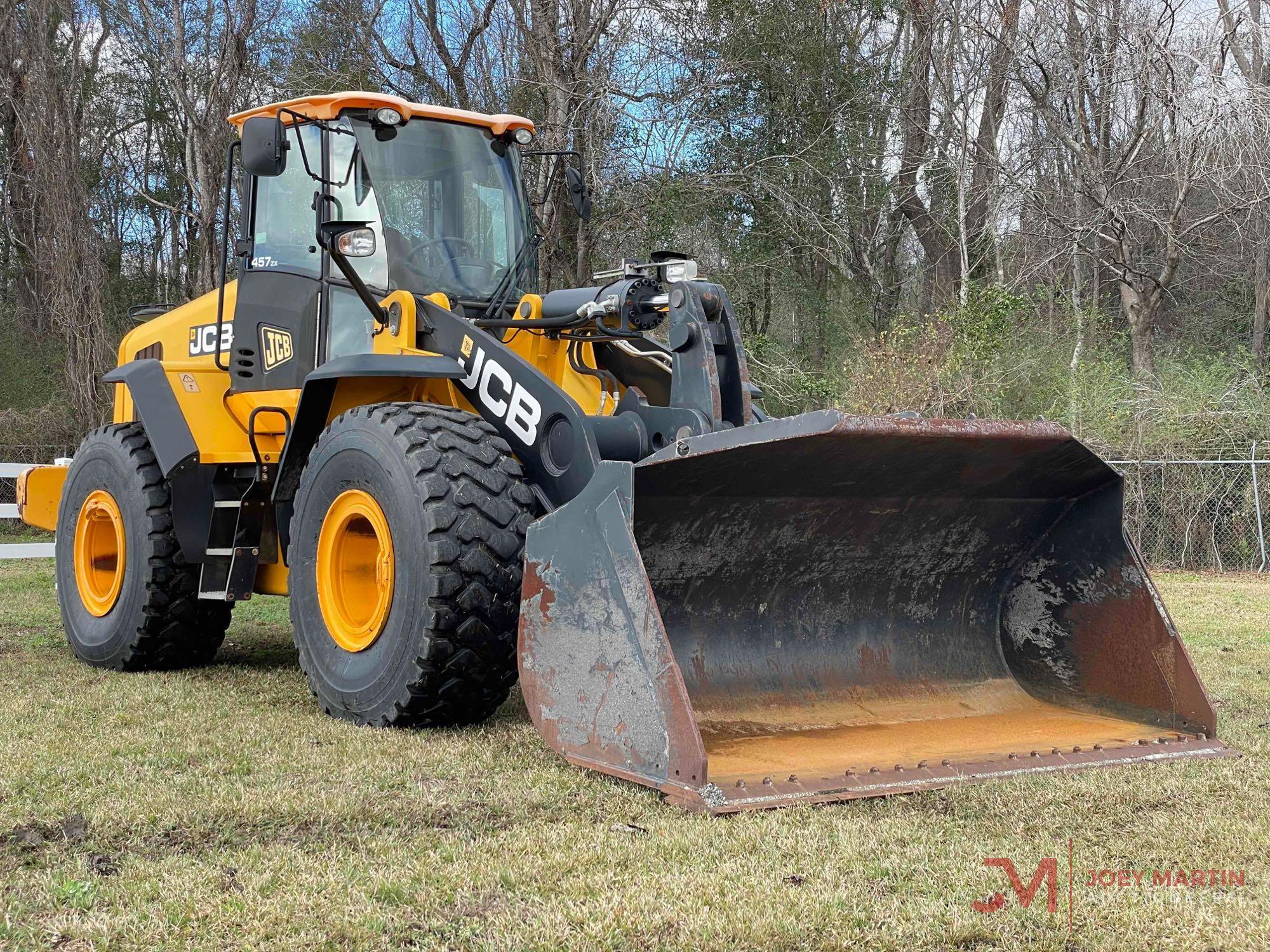 2015 JCB 457 ZX RUBBER TIRE LOADER