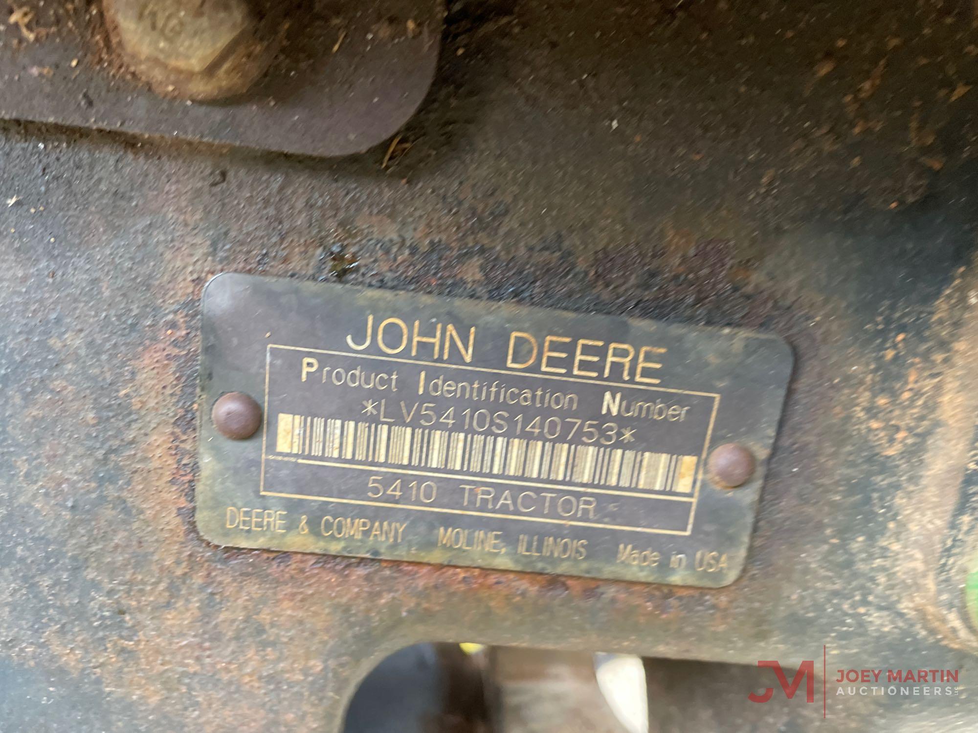 JOHN DEERE 5410 UTILITY TRACTOR