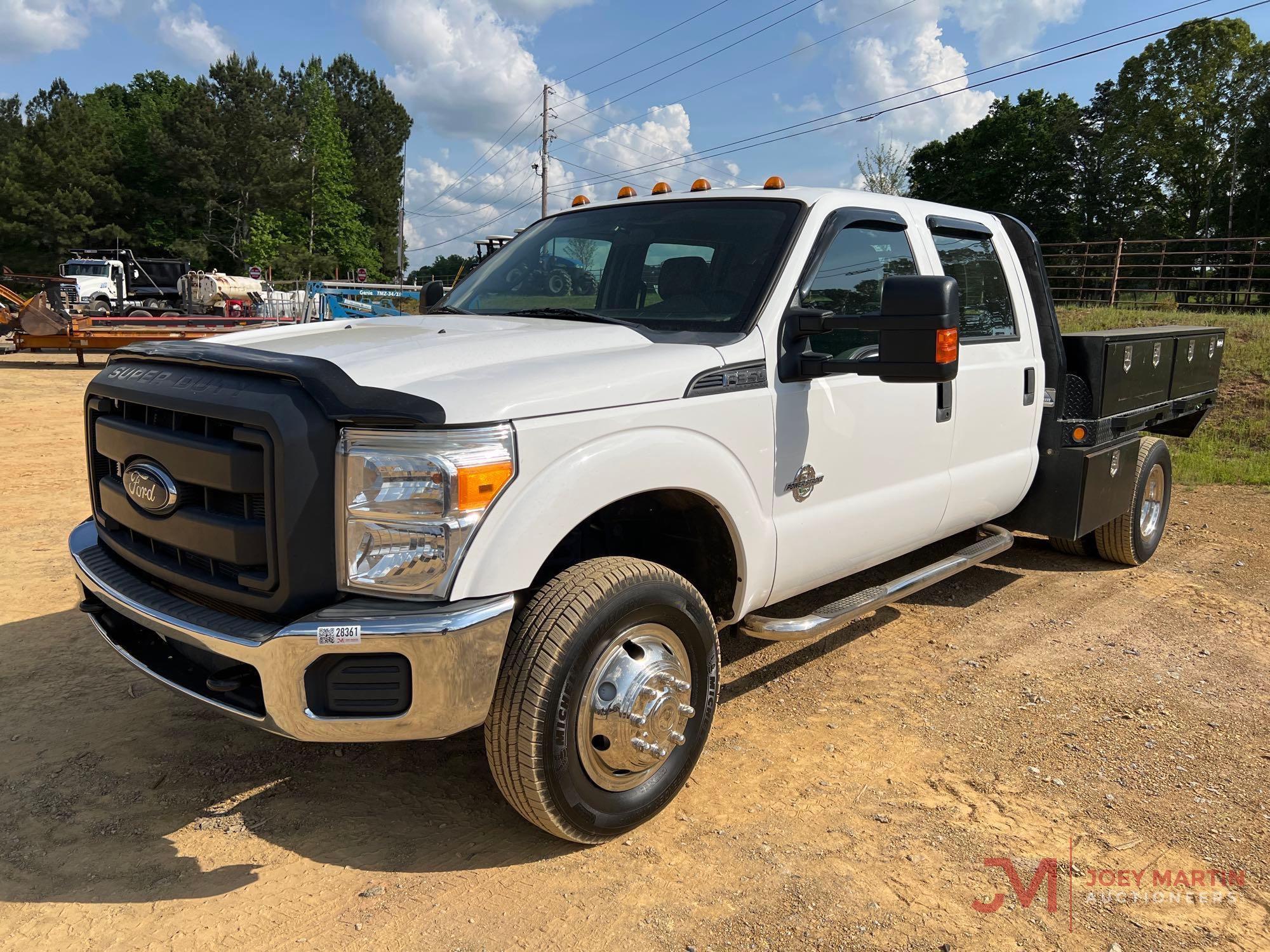 2015 FORD F-350 SUPER DUTY FLATBED TRUCK