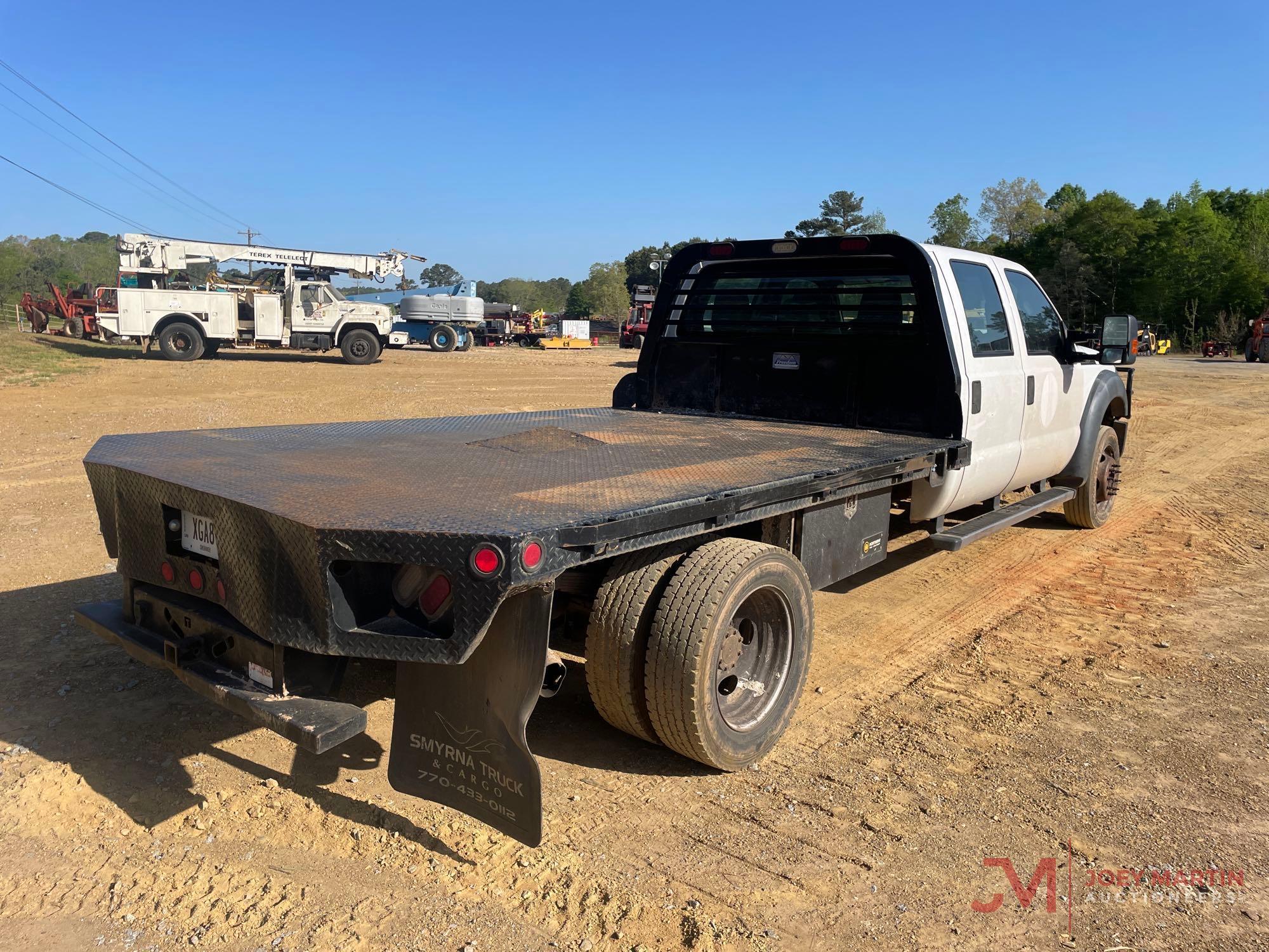 2011 FORD F-450 SUPER DUTY FLATBED TRUCK