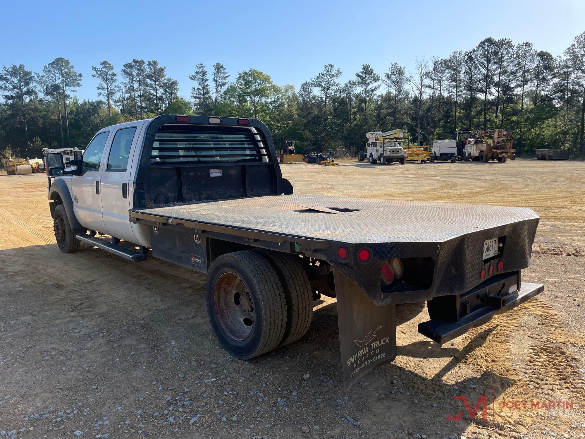 2011 FORD F-450 SUPER DUTY FLATBED TRUCK