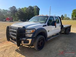 2011 FORD F-450 SUPER DUTY FLATBED TRUCK