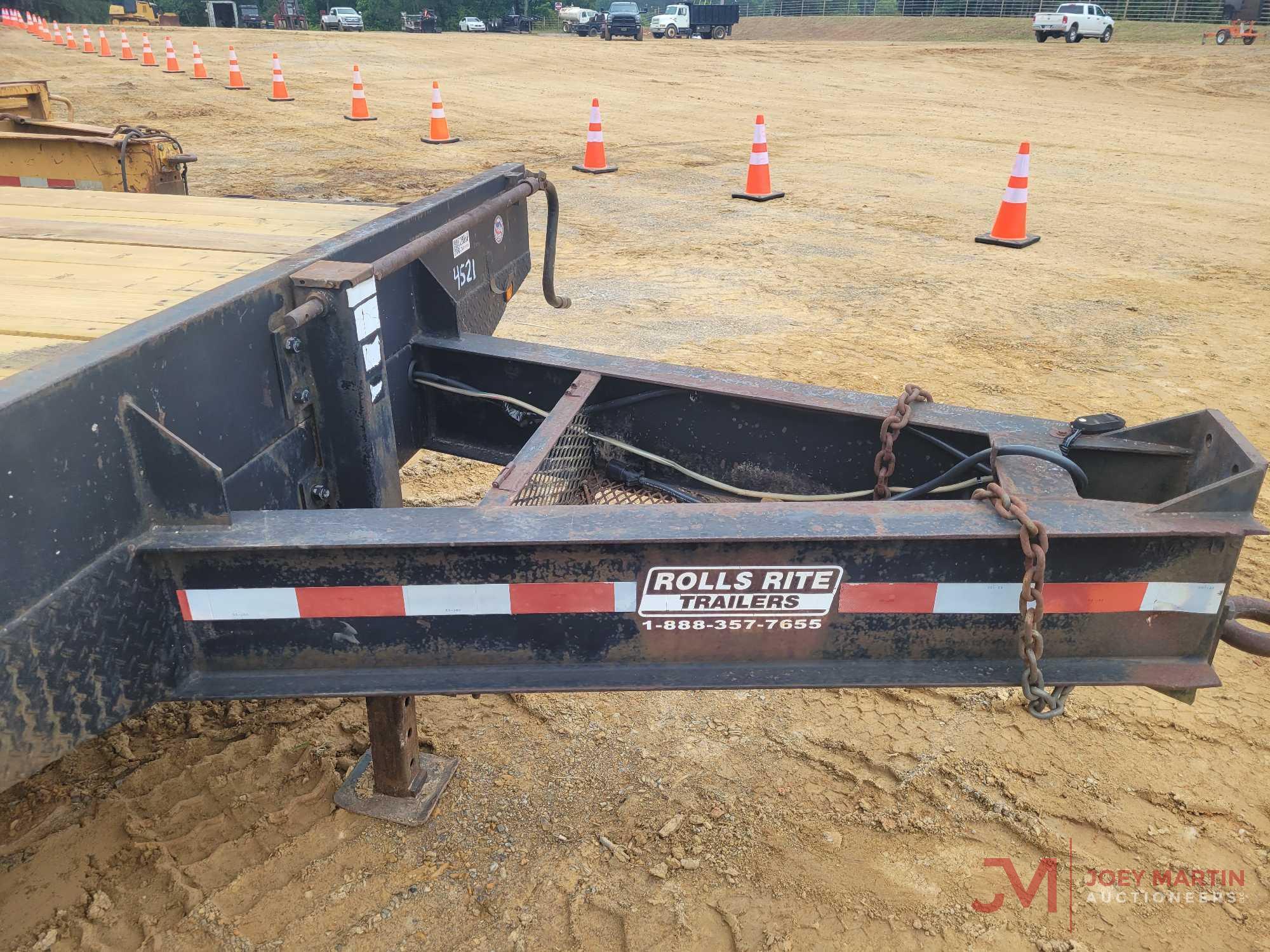 2003 ROLLS RITE TANDEM AXLE TRAILER WITH FOLD DOWN RAMPS