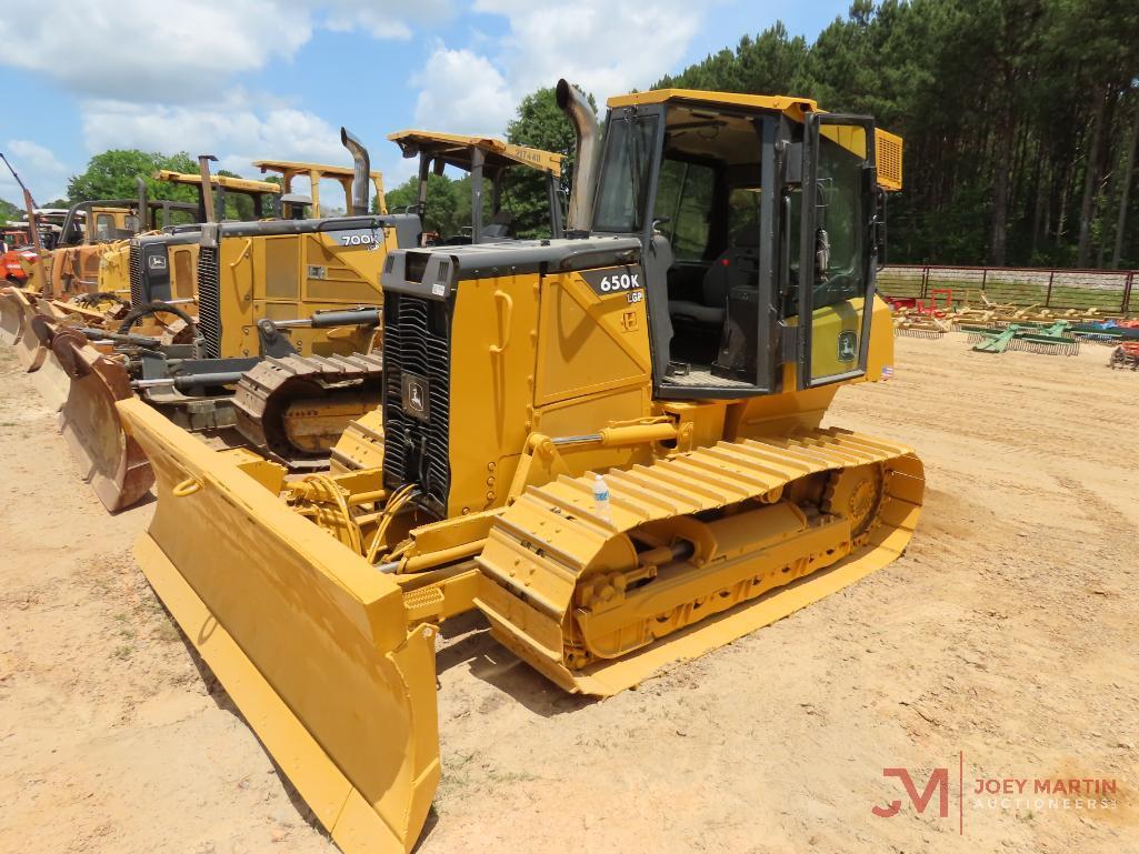 2013 JOHN DEERE 650K LGP CRAWLER DOZER