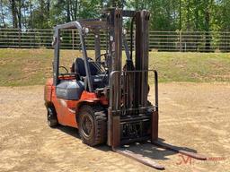 TOYOTA 7FGU30 STRAIGHT MAST...FORKLIFT