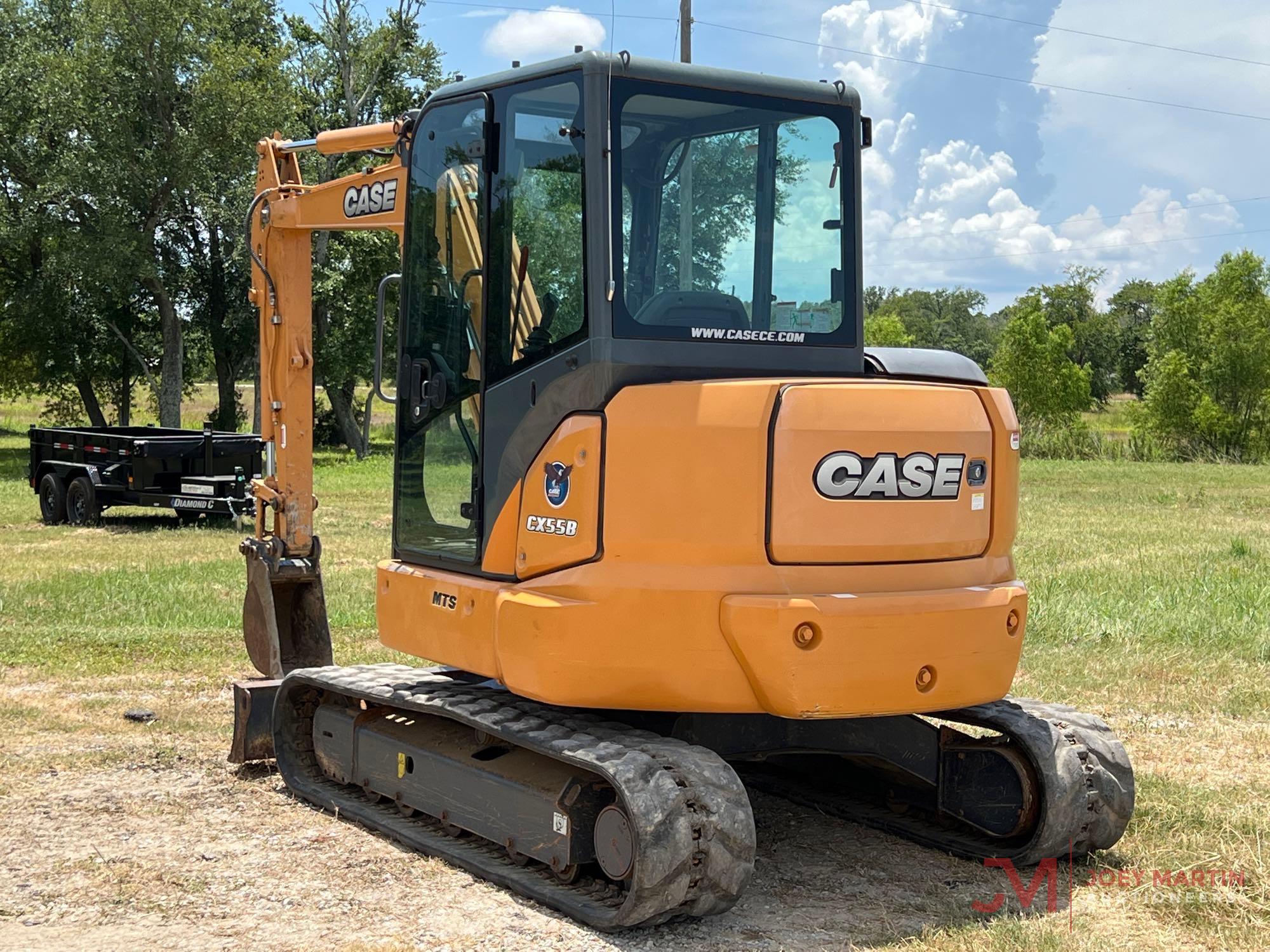 2015 CASE CX55B MINI EXCAVATOR