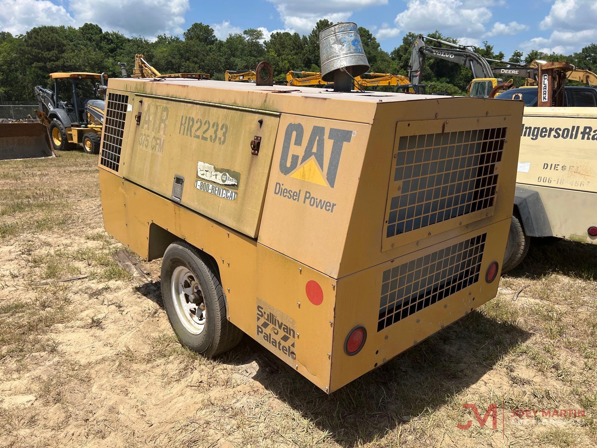 SULLIVAN PALATEK D375Q8CA TOWABLE AIR COMPRESSOR